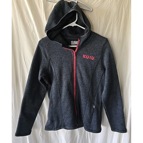 KUIU Tops - Kuiu Base Camp Hooded Full-zip Gray  Size L (Fits M) High Loft Sweater Fleece